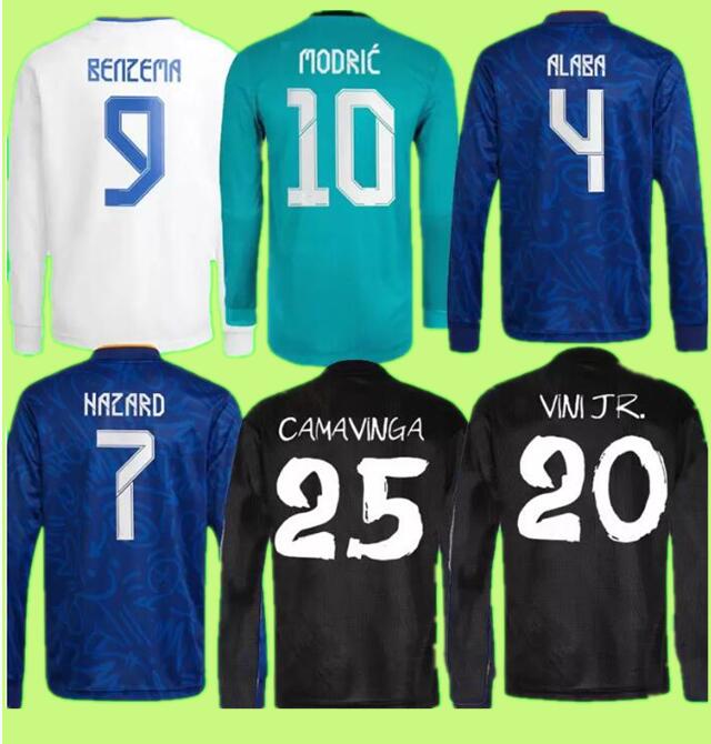 

BENZEMA Fourth long sleeve soccer jerseys 21 22 4th pink special football shirt CAMAVINGA ASENSIO MODRIC y-3 camisetas de fútbol 2021 2022 uniforms VINI JR real madrids