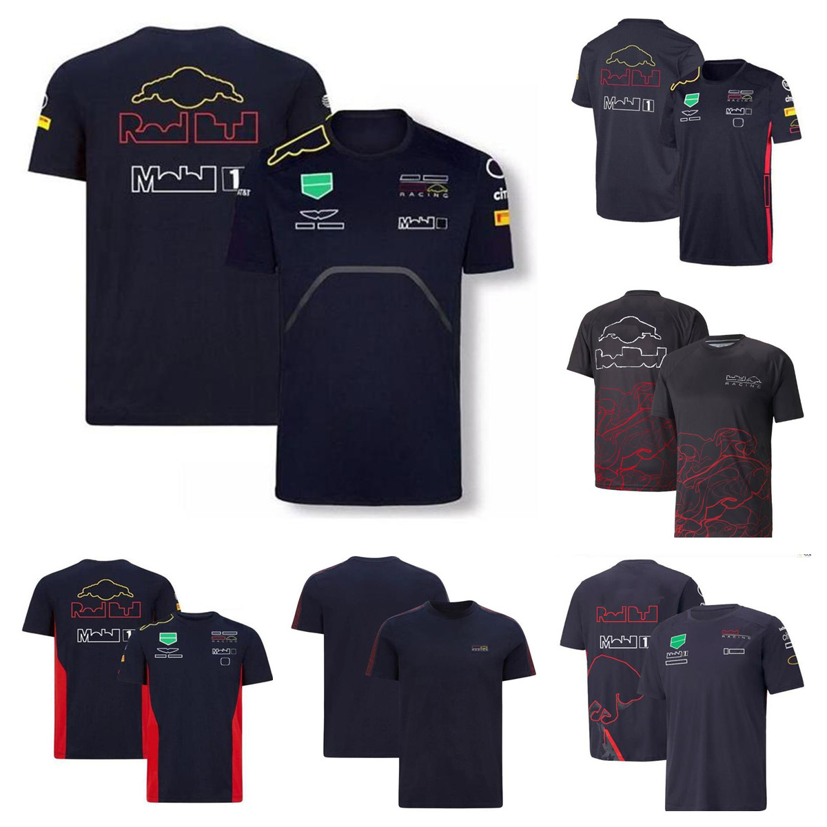 

F1 Formula One racing T-shirt 2022 summer short-sleeved jersey with the same custom