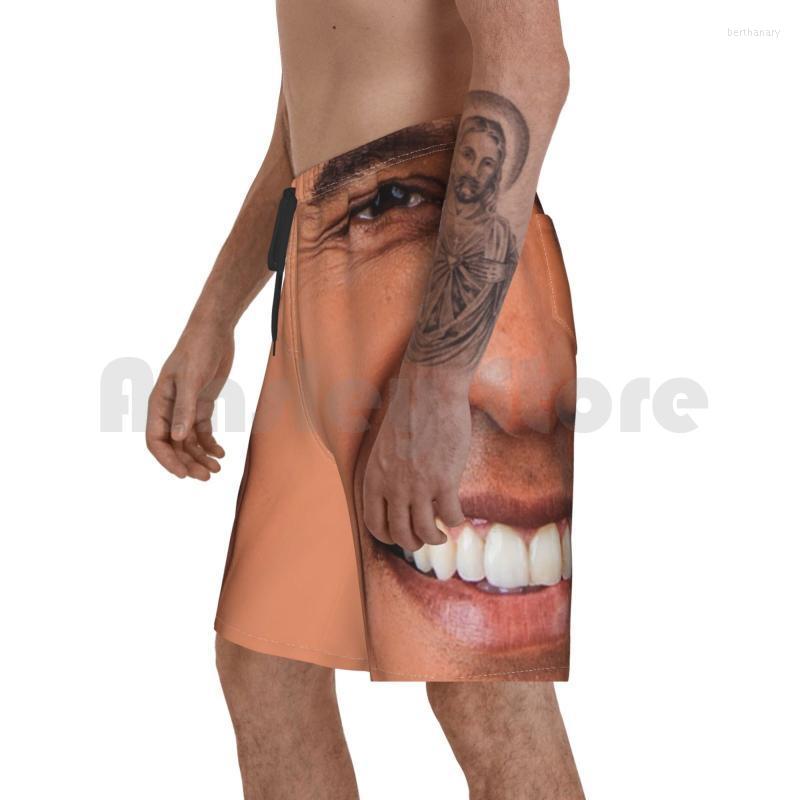 

Men' Shorts Obama Beach Men Pants Swimwear Streetwear Vaporwave Music Sports General Sanchez America ChristmasMen' Bert22, Beach shorts