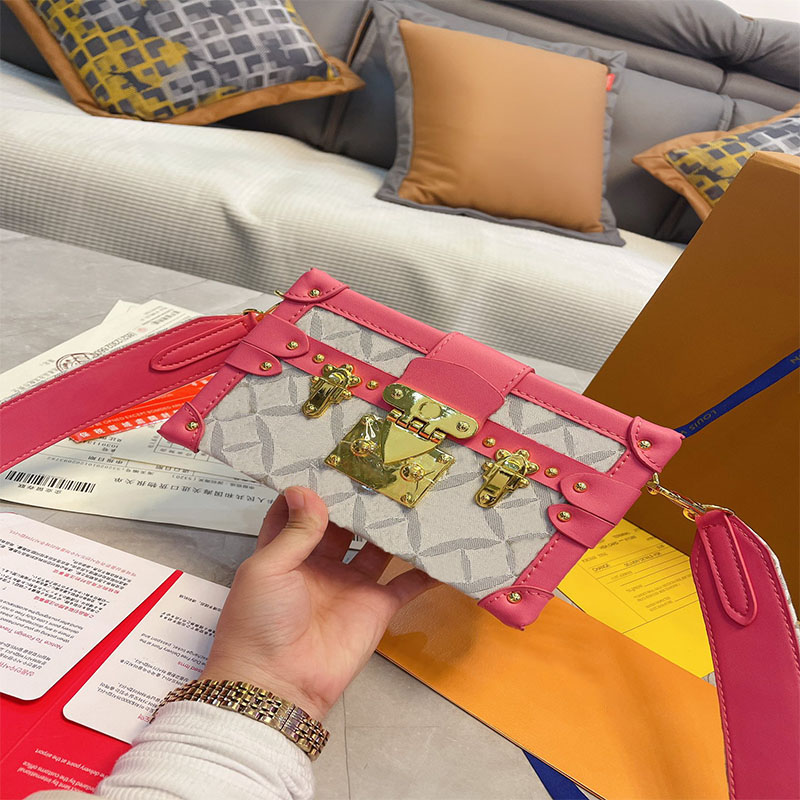 

Women's 2022 Fashion Bags Shoulder and Crossbody Petite Malle Bag Handbags Wallets Designer mini bags Multi Pochette coin purse, Colour 1