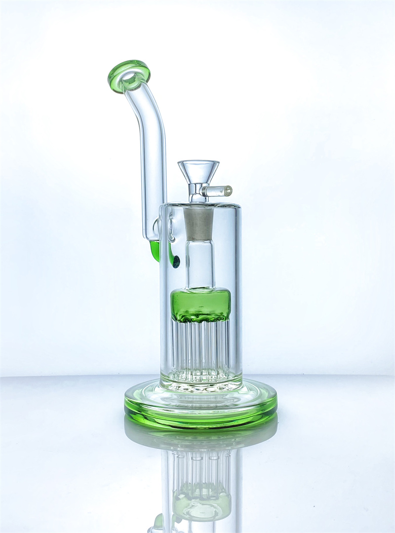 

Thick and stable grenade glass hookah with colorful tree perc 14 mm female connector (GB-332)