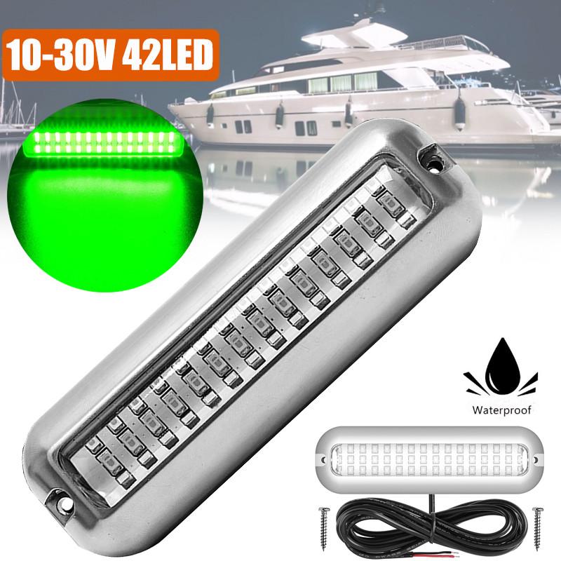 

Parts Inch Yacht Underwater Light 42 LED Navigation For Boat Stern Anchor 10-30V Marine Sailing Signal LightATV ATV