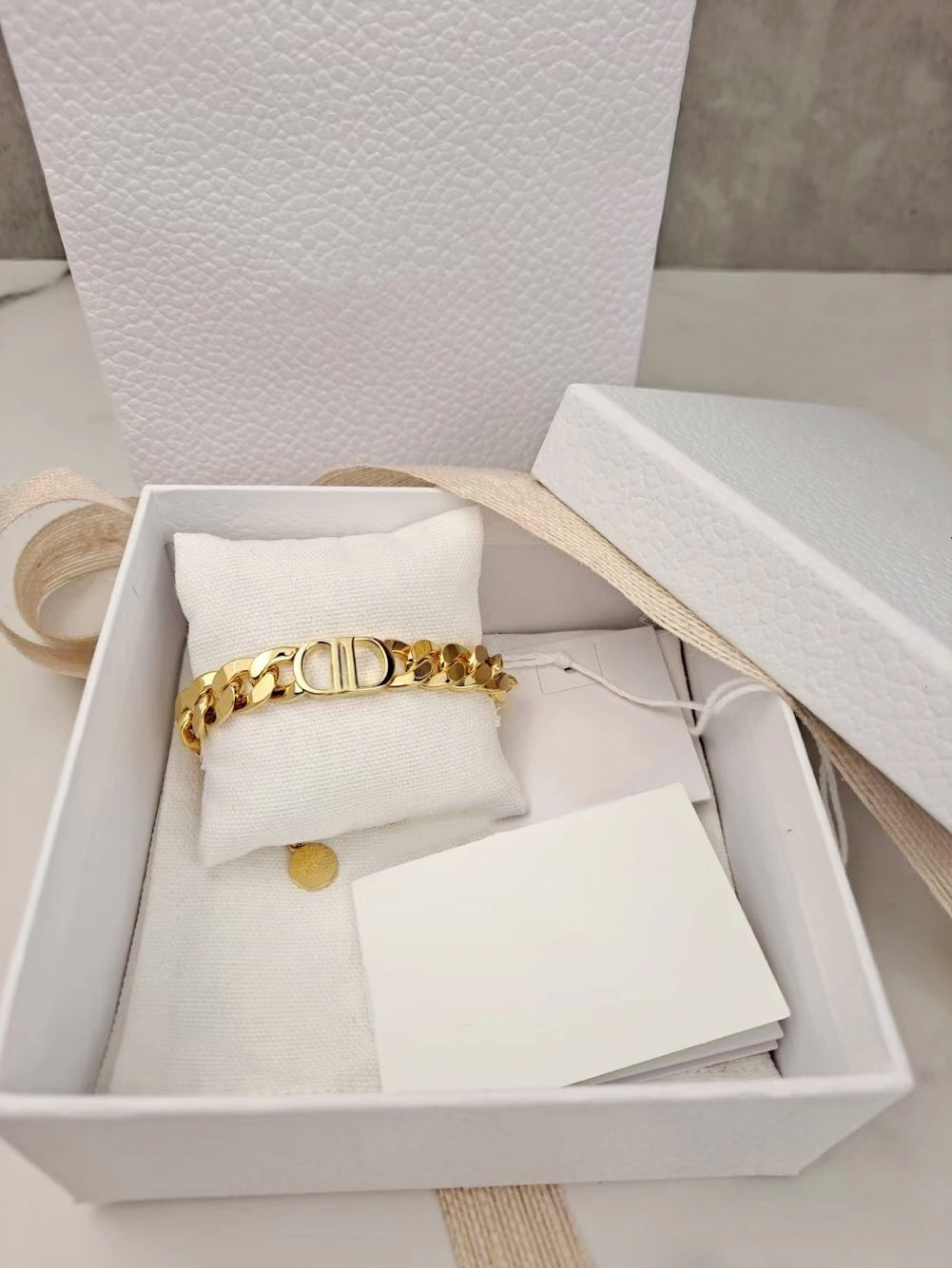 

Women classic link chain bracelets Designer Female Style Monogram combination Clavicle Chain Necklace220j