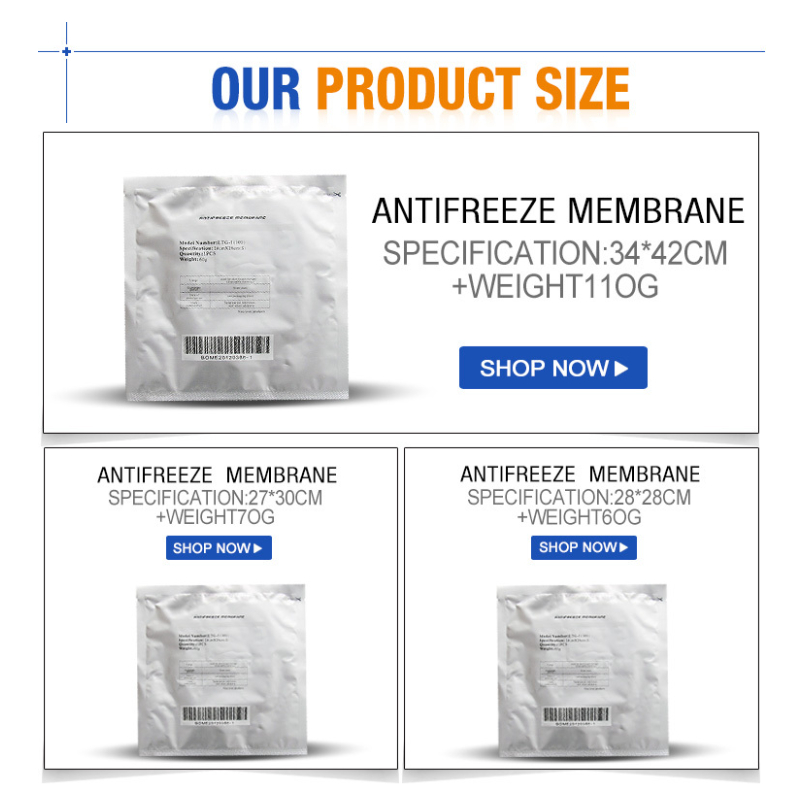 

Accessories & Parts Anti Freeze Membrane For Freezing Slimming Machine Freezed Fat Cryo Membrane Cooling Weight Reduce Paper 50Pieces