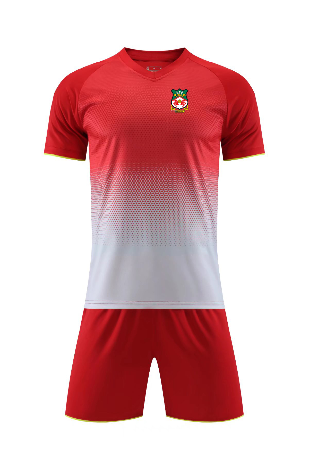 

Wrexham Football Club Men's Tracksuits Summer short sleeve football training suit jogging breathable T-shirt fan shirt, No 5