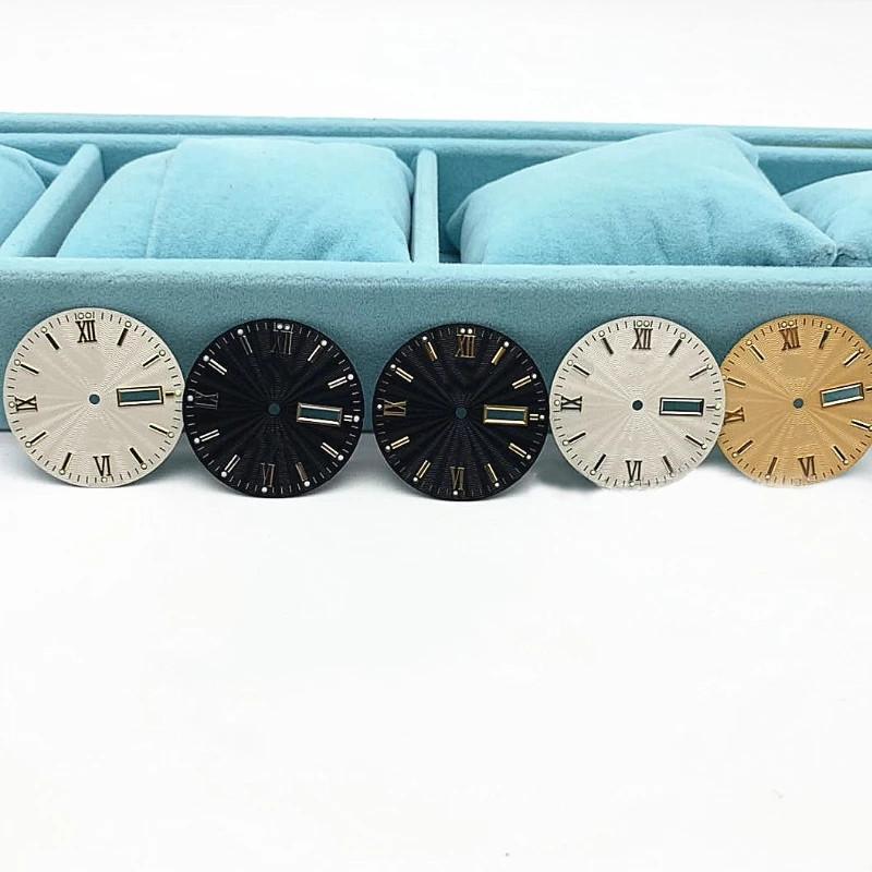 

Repair Tools & Kits 34mm Watch Dial Suitable For 46941 46943 Movement Super Luminous Dual Calendar Literal AccessoriesRepair