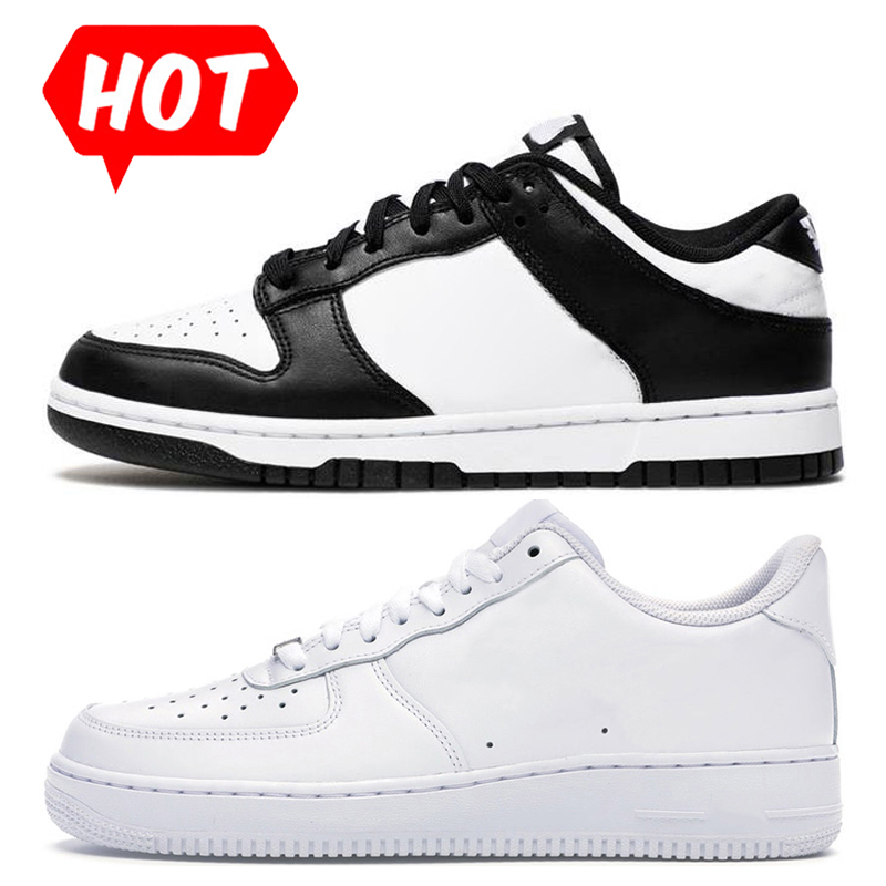 

Platform OG designer shoes low one white black trainers panda Casual Shoes sneakers, #08 unc