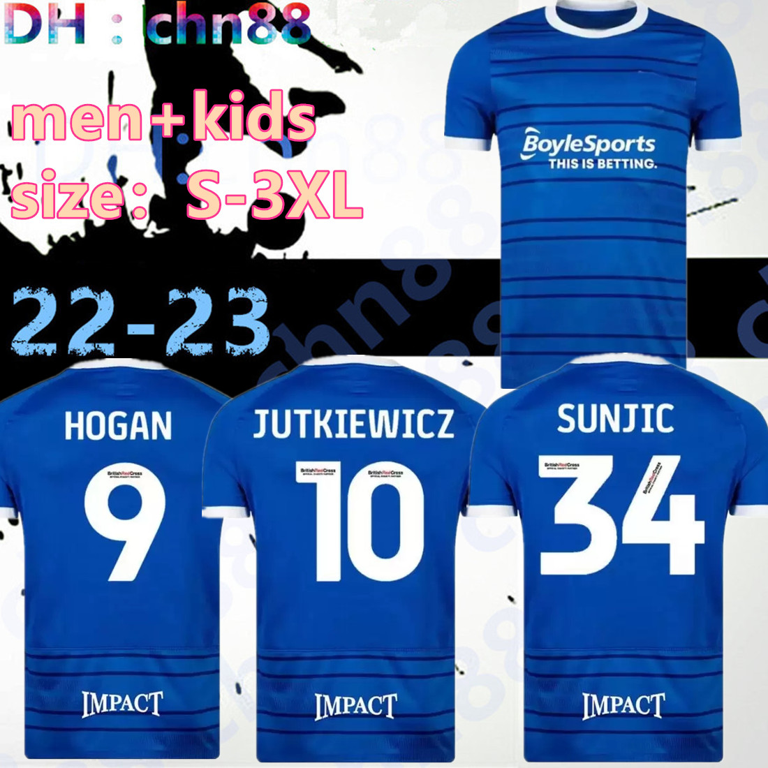 

size S-3XL 22 23 Birmingham Soccer Jersey DEENEY BELA McGREE City FC 2022 2023 Home Away Third Adults Men Kids Kit Football Shirts Short Socks PEDERSEN DEAN SUNJIC child, 22-23 home kids