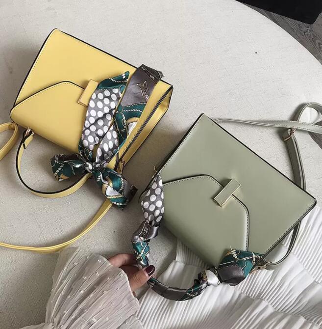 

Handbag Female New Single-Shoulder Bag for Women Personality Scarf Square Sling Bag Simple Messenger, Only original box