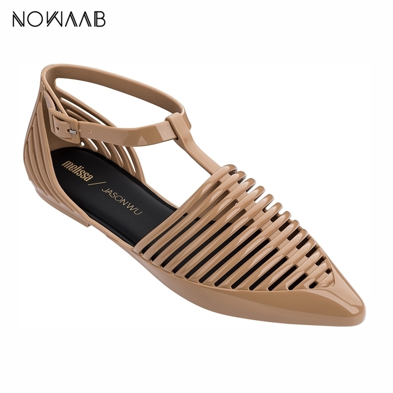 

Melissa Women Sandals Summer Hollow Design Ladies Sandals Breathable Y200405, Pink