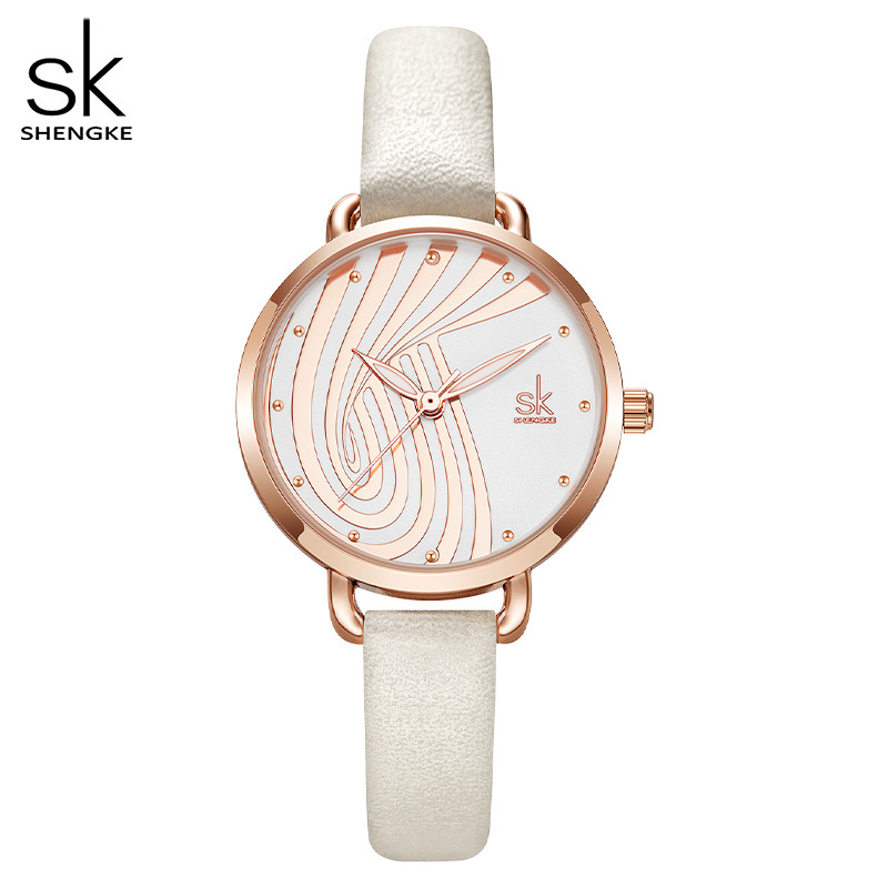 

2022 SK women's watch fashion light luxury creative waterproof foreign trade quartz gift, C1