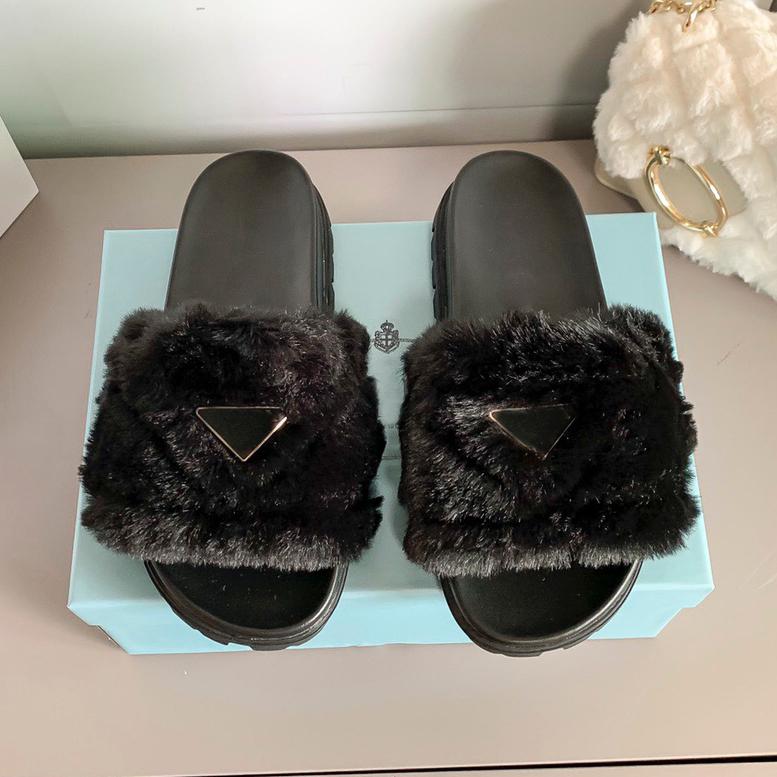 

Designer Slippers Fluffy Furry Slippers Wool Slipper Winter Warm Women Slide Comfortable Fuzzy Slides