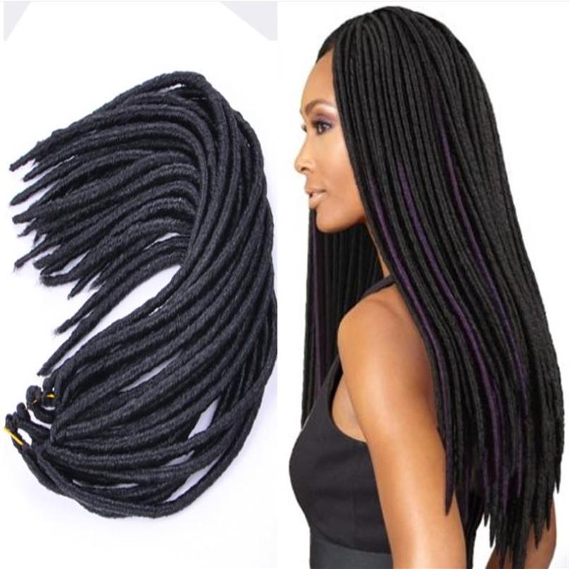 

faux locs Braids 24 Strands Crochet Dreadlock Braids Hair Extensions Crochet synthetic Braid hair188S, #27