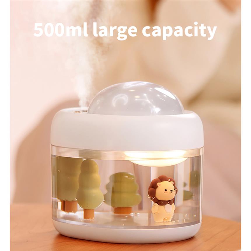 

Projection rotating large capacity mini usb wireless air desktop humidifier296z