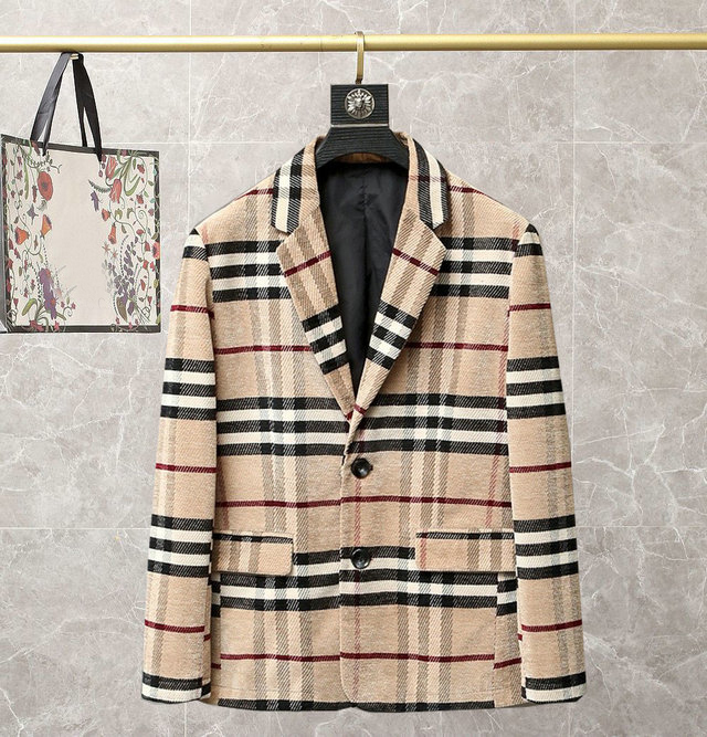 

2022Western clothing Blazers mix style 2021 designer autumn luxury mens outwear coat slim fit casual animal grid geometry patchwork print, Brown