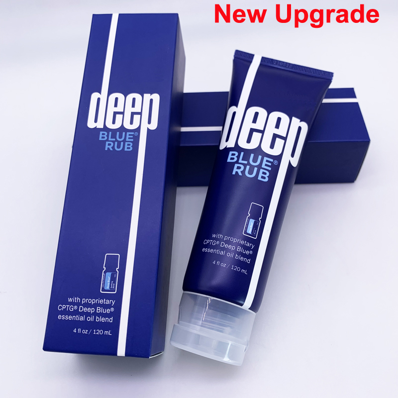 

Deep Blue Rub Topical Cream With Essential Oil 120 ml Lotion Blended Skin Care in a Base of Moisturizing Soothing, As picture
