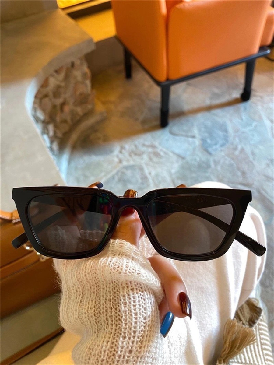 Small Frame Cat Eye Female Sunglasses Street Shooting Trendy Retro Concave Shape Sun Glasses 2021 New