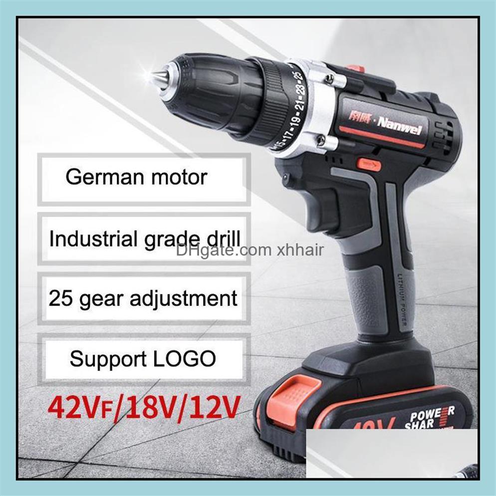 

Electric Drill Power Tools Home & Garden 2Speeds Cordless Screwdriver 21V 18V 12V Lithium Battery Mini Tool Bc Drop Delivery 2021 3063