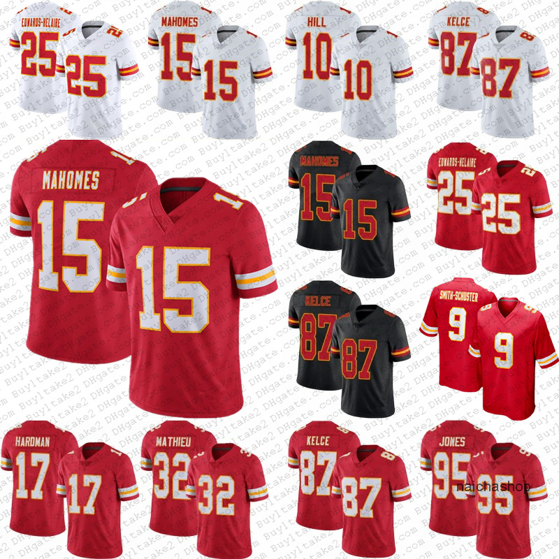 

9 Juju Smith-Schuster 15 Patrick Mahomes Kansas''City''Chiefs''Football 87 Travis Kelce Jerseys 10 Tyreek Hill''nfl''Jersey, Shown