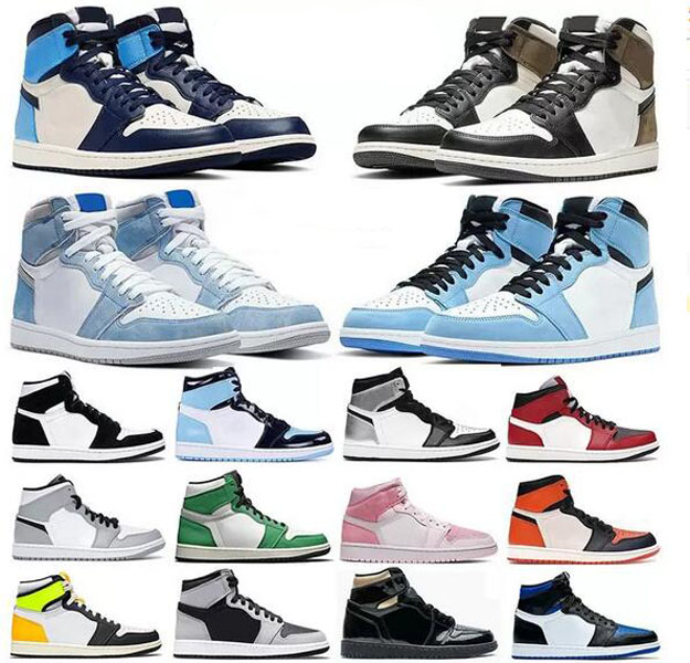 

1S Tan Gum Mens Basketball Shoes University Blue Chicago Twist Dark Mocha Unt Patent Turbo Green Pollen Prototype Men Women Sports Sneakers Trainers, #27