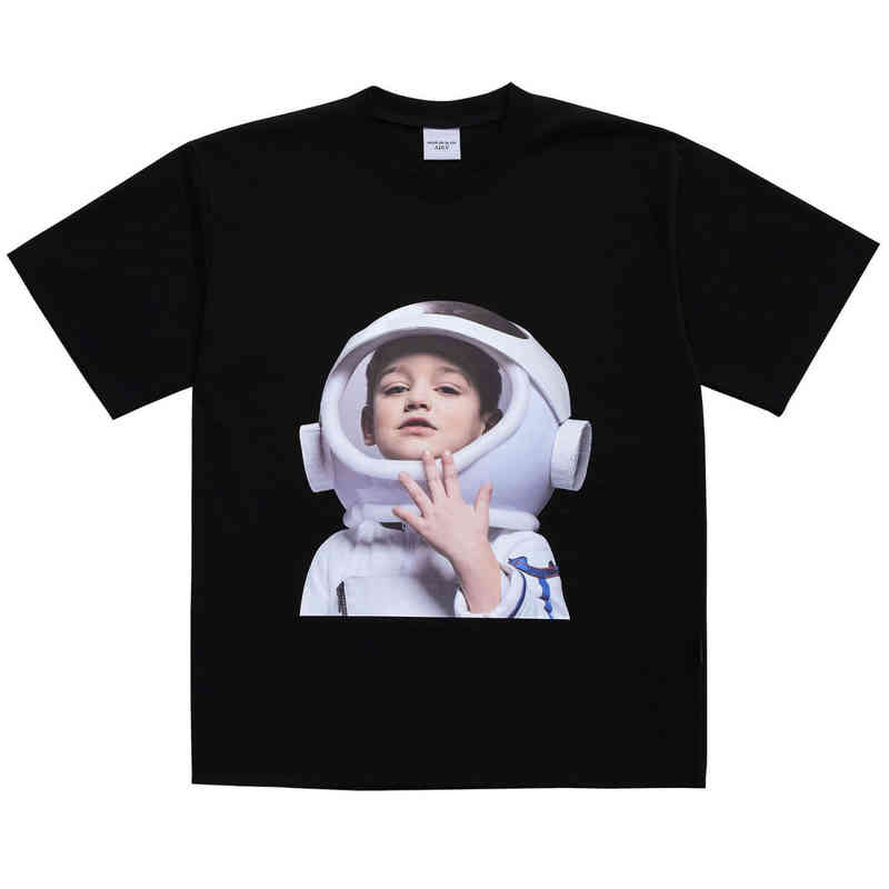 

Version New Cotton Loose Casual Adlv Fashion Brand Super Trend Versatile T-shirt Ins Short Sleeve Boys And Girls Summer 1 t shirts for men B8, Bear white