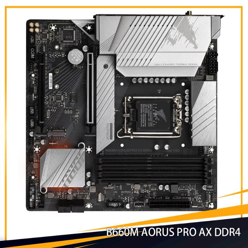 

Motherboards AORUS PRO AX DDR4 For Gigabyte LGA1700 Support 12th CPU B660 128GB Micro ATX Desktop Motherboard High Quality Fast ShipMotherbo