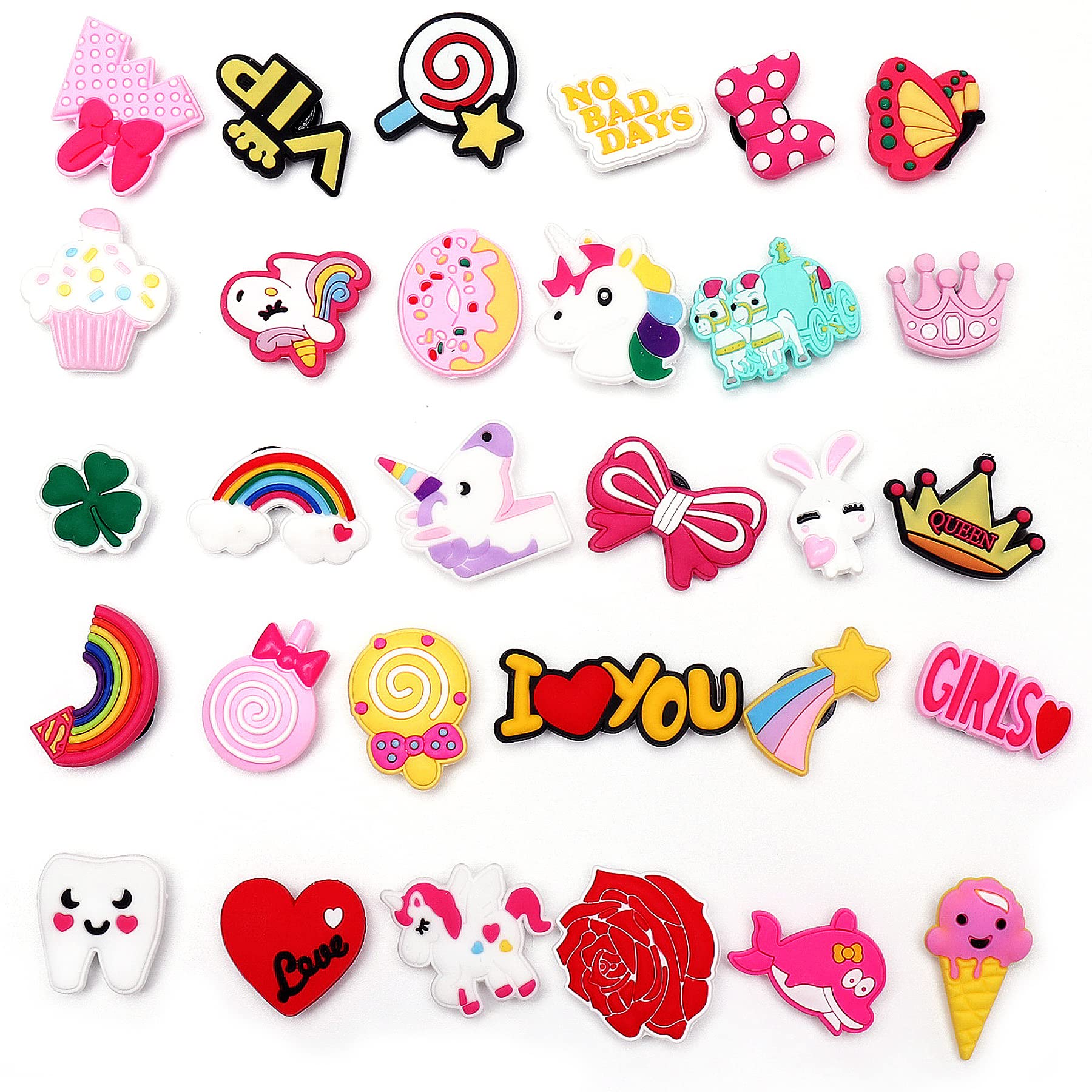 

Adorable Shoe Charms Parts Accessories Fits For Clog Shoes Decorations Idea Pins Croc Girls Kids Women jllOar