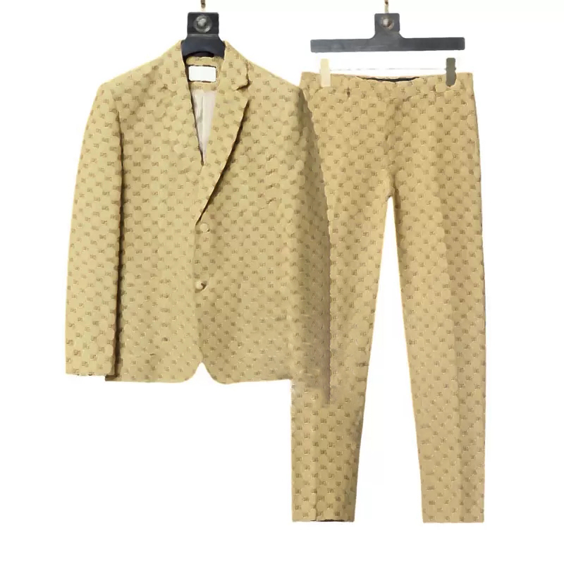 Men&#039;s Tracksuits Designer Fashion Blazer 2022 Jackets Coats For Man Top + pants Stylist Letter Embroidery Long Sleeve Casual Party Wedding S-image-762037298