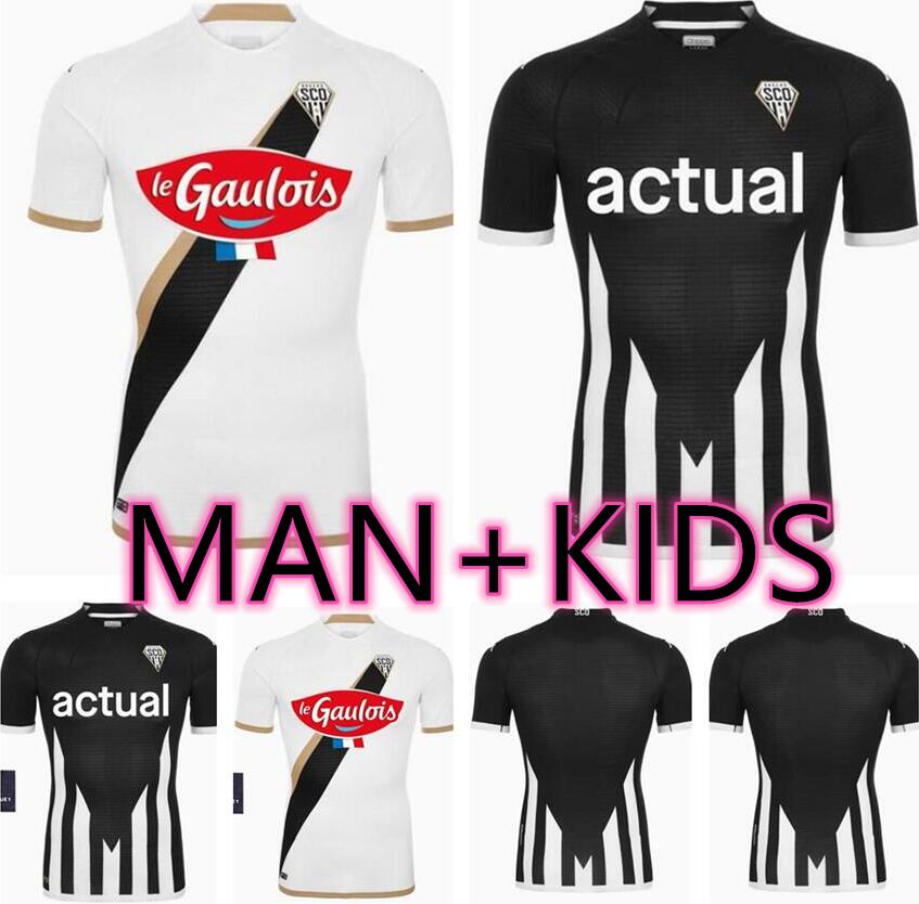 

22 23 SCO Angers Soccer Jerseys home away third Diony Fulgini Boufal Capelle Bahoken Pereira Lage 2022 2023 men kids kit 3rd football shirts uniforms