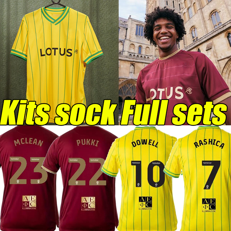 

22/23 Canary Soccer Jerseys City Special Edition HUGILL ROBERTS HERNANDEZ PUKKI 2022 2023 BUENDIA STIEPERMANN Cantwell Skipp men kids Kits sock Full sets uniform, 22-23 home