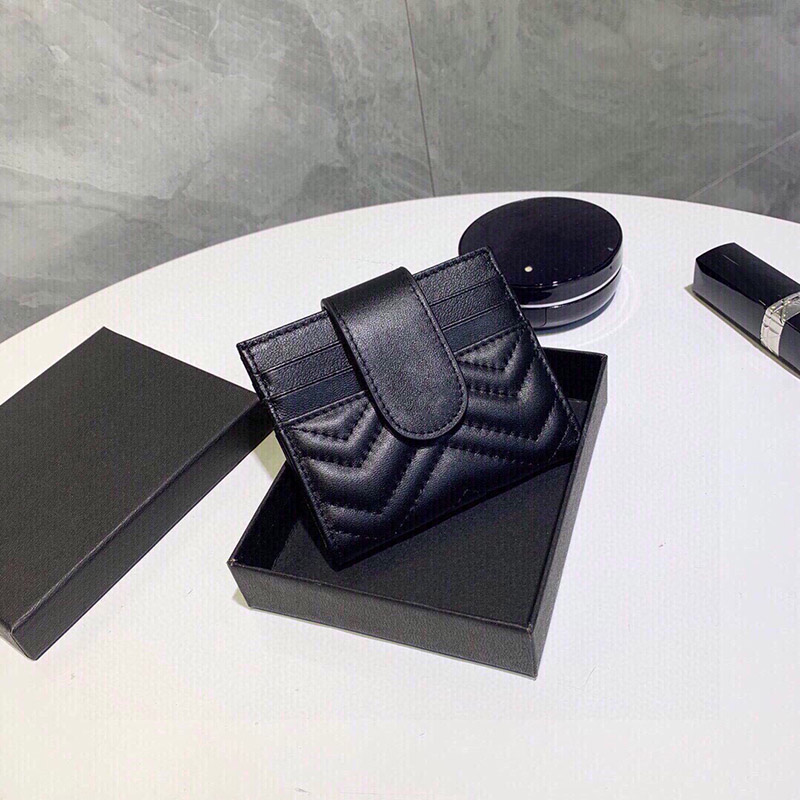 2022 Luxury Designers Lady Fashion Hasp Plain Wallet Sacs à main Porte-cartes Lettre Open Thread Wave Pattern Porte-monnaie mini sacs Portefeuill