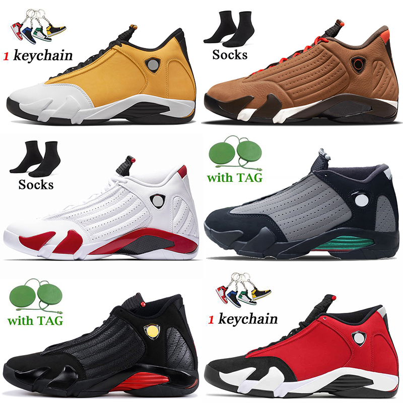 

Wholesale Top Quality Jumpman 14 14s Basketball Shoes Alternate Thunder Ginger Particle Grey US 13 Sneakers University Red Lipstick Hyper Royal Mens Trainers Sport, B35 gym red 40-47
