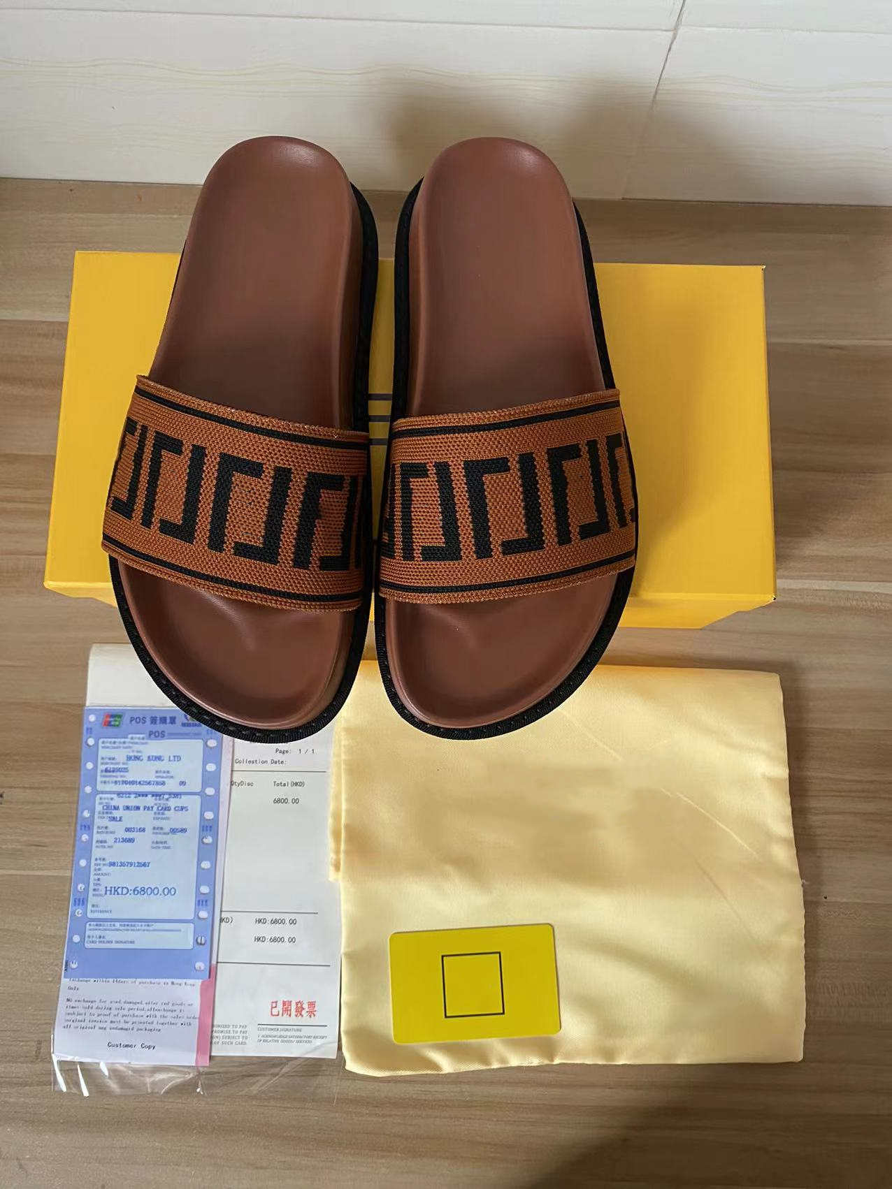 

Woman Man Sandals quality Stylish Slippers Fashion Classics Sandal Men Women Slipper Flat shoes Slide Eu:35-47