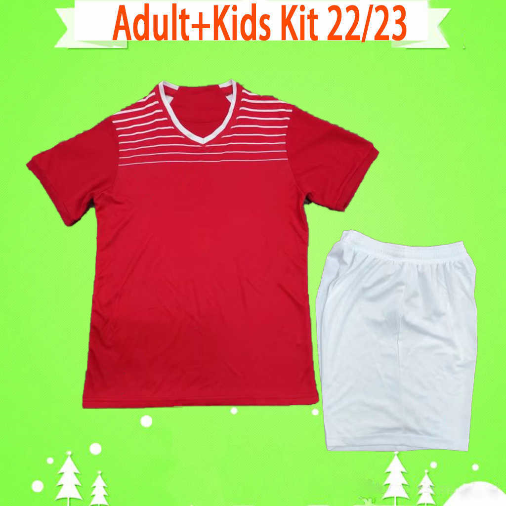 Kit pour hommes et enfants 2022 Suisse Soccer Jerseys Boys Set Seferovic Xhaha Uniforms Elvedi 22 23 Rodriguez Zakaria Shaqiri Child Football