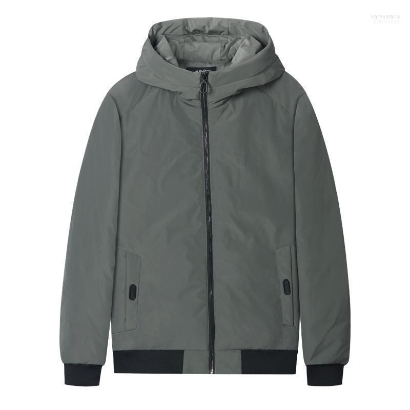 

Men's Down & Parkas Winter Cotton Jacket Hooded Black Thick Coat Fashion Men Clothing 2022 DD6MF1 Kare22