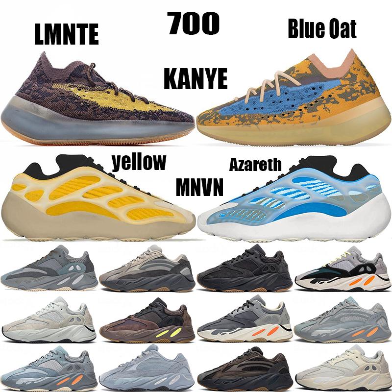 

700 v2 v3 Runner west Orange Phosphor Bone Mens Women Carbon Teal Blue Static Sports inertia Va asY''Yeezies''350''Yezzies''Boost v2 Kanyes, Mnvn triple black
