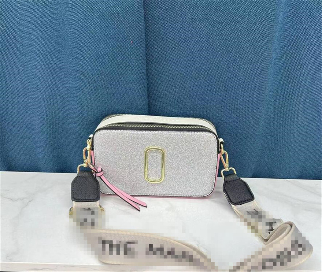 

2022 Top Quality Multicolor Camera Bag Wide Shoulder Belt Designer Handbags ladies purse Clutch Handbag Women Wallet Brand Crossbody Flap Fashion Shoulder Bags