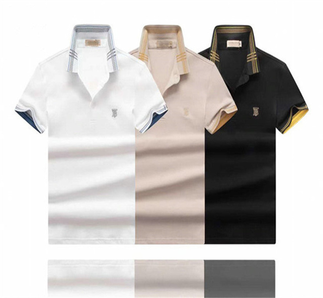 T-shirt luxury brand men's designer polo T-shirt summer fashion breathable short sleeve lapel leisure CYM12-image-760383156