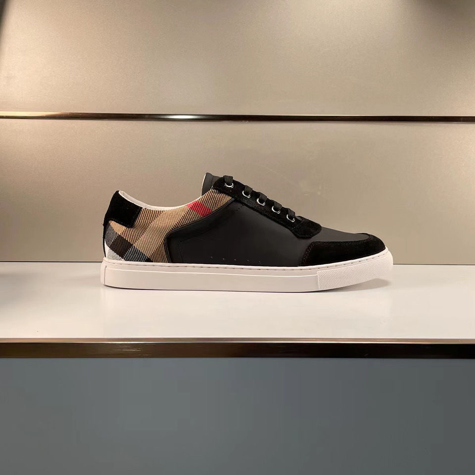 

Vintage Check Cotton Sneakers Luxury Designer men women striped house check shoes Lace-up Trainers Platform Casual Shoe size 38-45 01