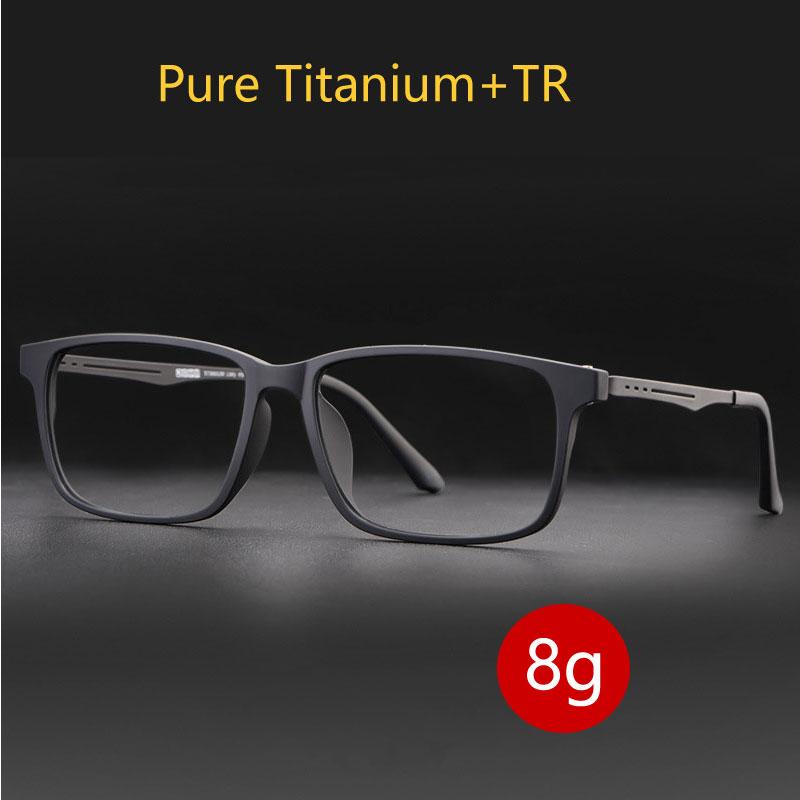 

Fashion Sunglasses Frames Ultra-Light MenTitanium Rectangle Glasses Frame Big Size Myopia Hyperopia Reading Optical Eyewear Prescription