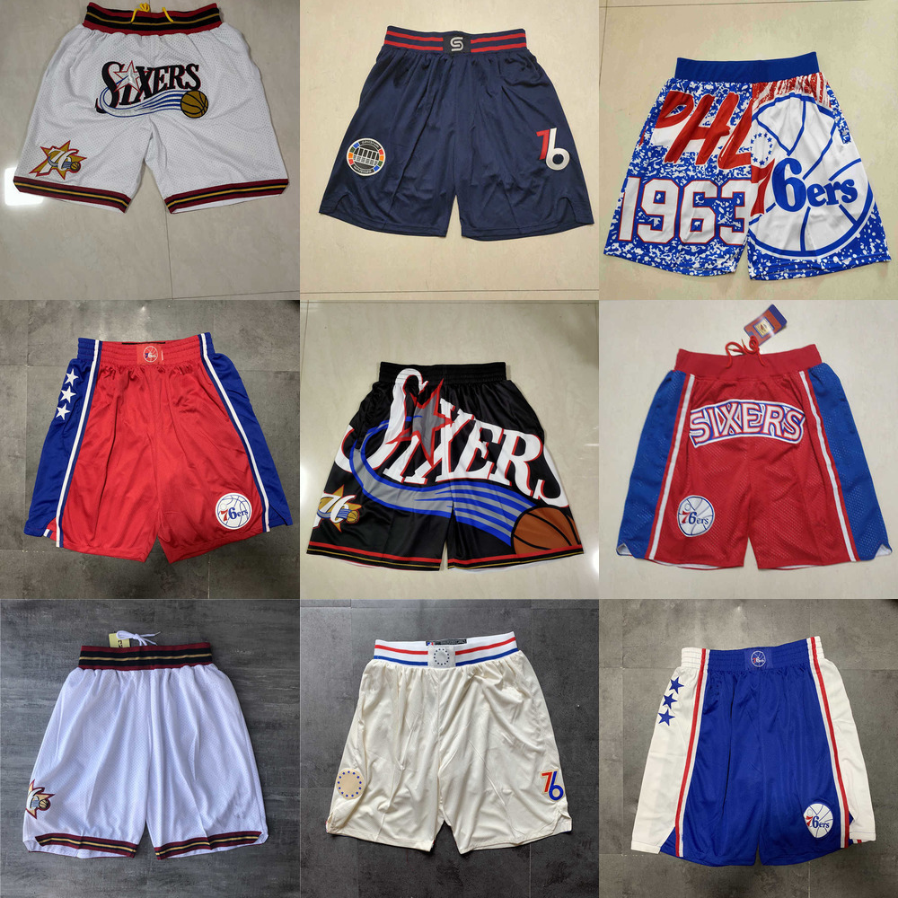 

Philadelphia''76ers''men Throwback Basketball Shorts pocket, Color