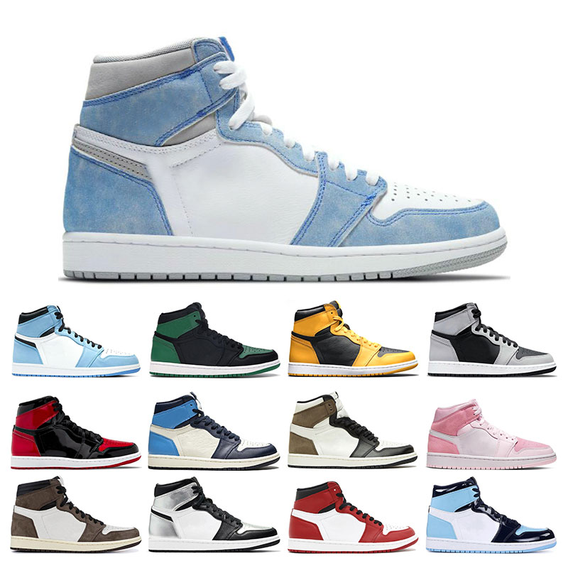 

Mens Sneakers Basketball Running Shoes 1s Jumpman 1 Cactus Jack University Blue Hyper Royal Bred Patent Dark Mocha Obsidian Twist Bubble Gum Women Sports Trainers, 10 36-40