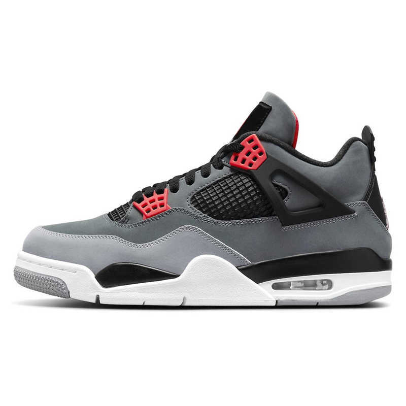 

Authentic Jorda 4 Jordens 4s Basketball Shoes Infrared Military Black Red Thunder Cement Noir Guava Ice Outdoor Men Women Sports S2407, 15