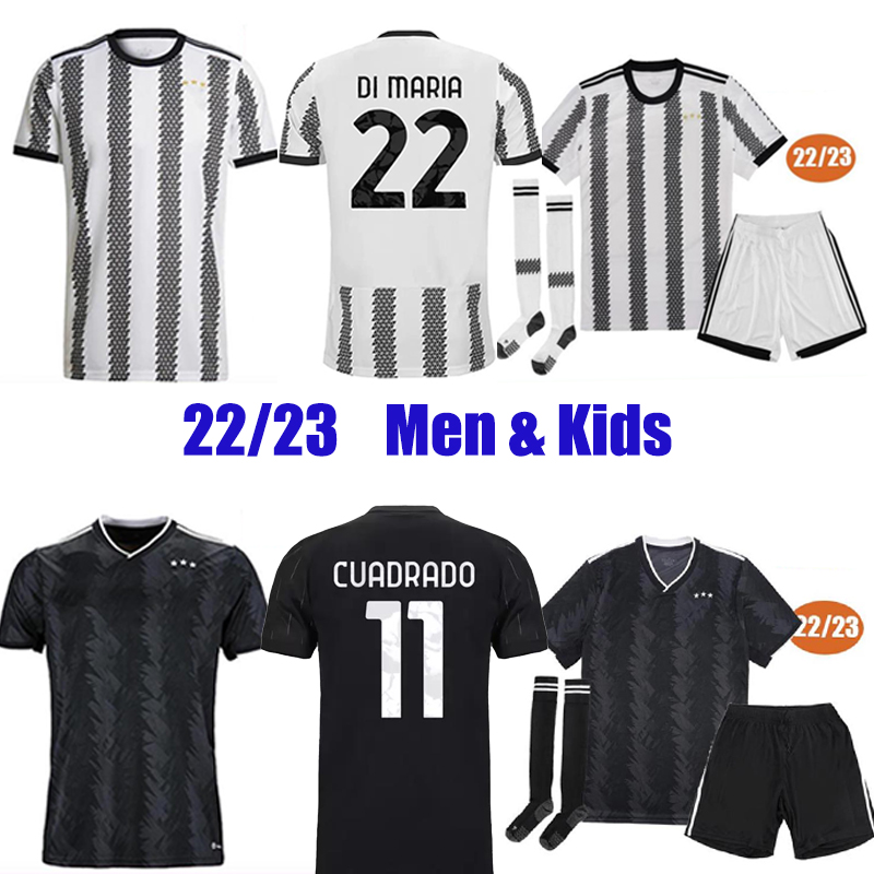 

22 23 juve Home Away Third soccer jersey DI MARIA LOCATELLI MORATA football shirt DE LIGT KEAN Camiseta futbol 2022 2023 Top Kit Mens Adult Kids, Home kit with patch 2