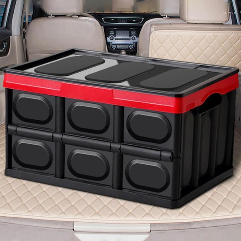

Car Organizer Trunk Folding Storage Box With Lid Large Capacity Travel Camping Automobiles Stowing Tidying