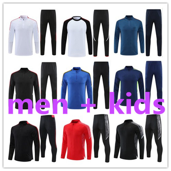 

men and kids unitedS man utd retro tracksuit training camiseta real jerseys survetement chandal kit jersey 22 23