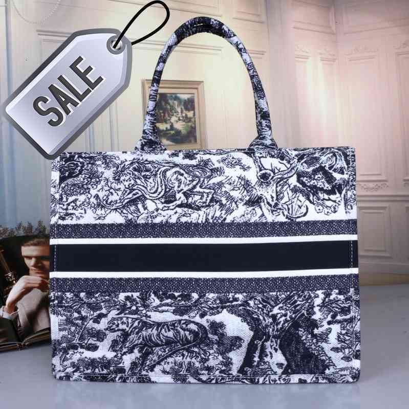 

Fashion Women's Handbags Multicolor Classic Totes bag Designers Handbag Luxurys Cd Canvas Shopping Bags Large Woman Shoulder Bag 41cm