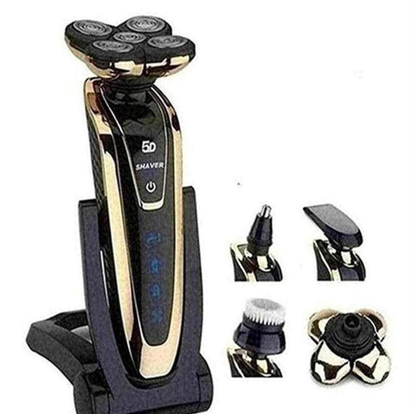 

shavers Original 5D Electric Shaver Wet Dry Face Shaving Machine Rechargeable Beard Electric Razor For Men multifunctional groomin266A