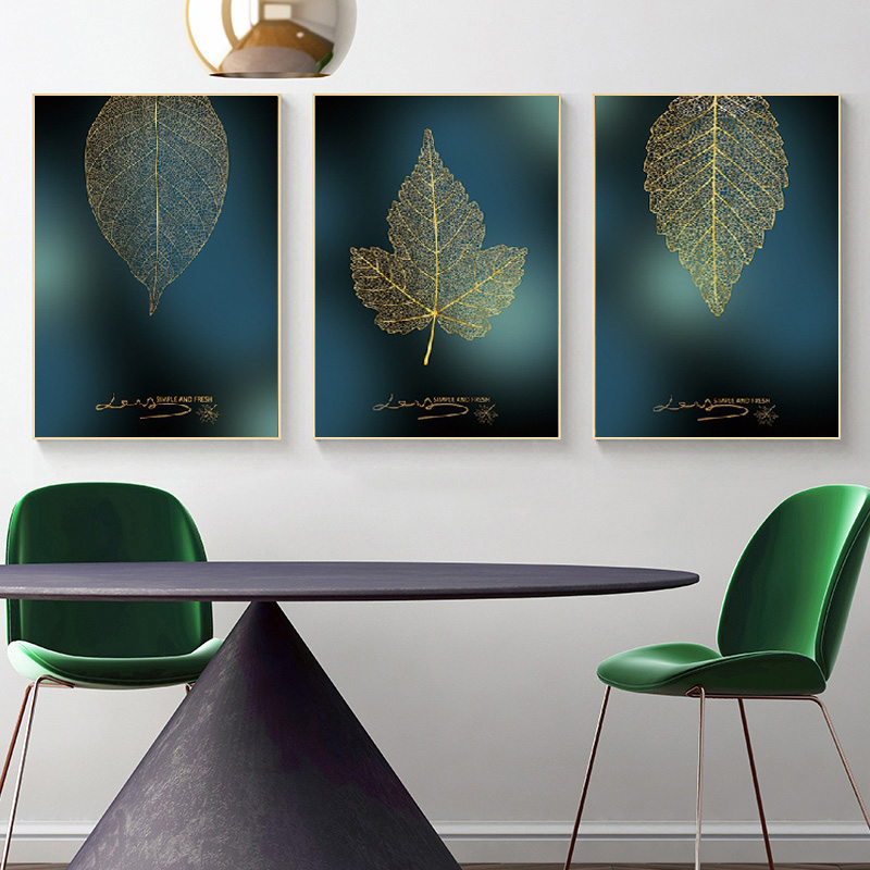 

Nordic Nature Landscape Posters and Prints Abstract Tree Leaves Canvas Painting Wall Pictures for Living Room Home Decoration