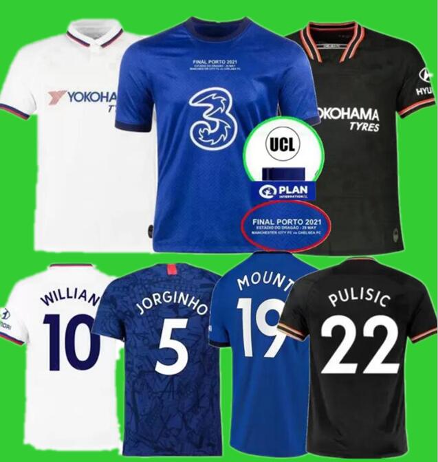 

Retro classic 19 20 2021 final CFC WERNER Soccer Jerseys JORGINHO RUDIGER HAVERTZ KANTE MENDY T.SILVA PULISIC ZIYECH CHILWELL MOUNT WILLIAN KOVACIC football shirt, Away 19/20